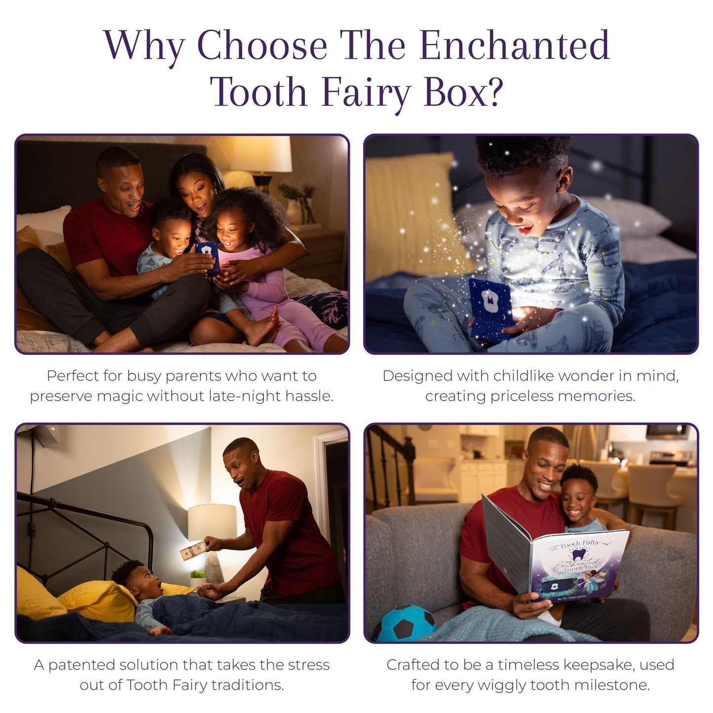 Parents and children with Tooth Fairy