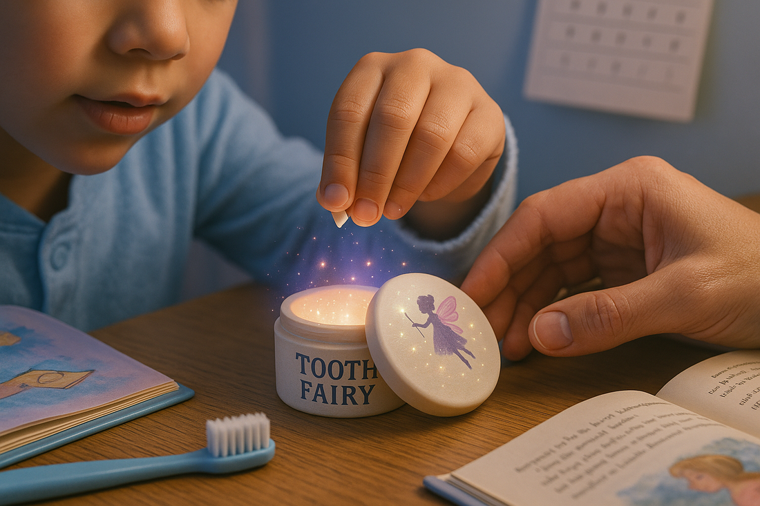 Tooth Fairy box keepsake for storing children’s first teeth