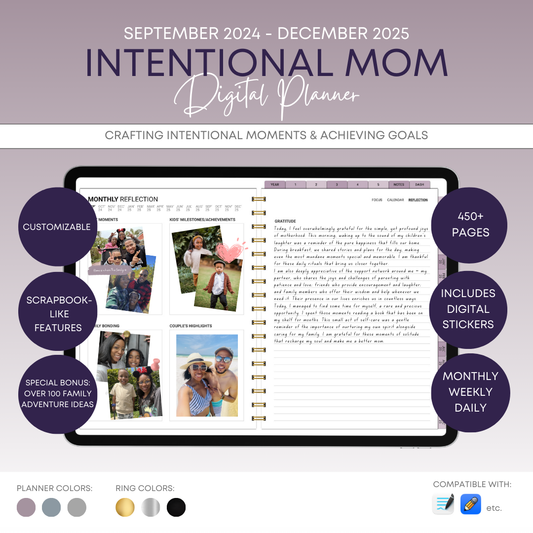 2025 Intentional Mom - Good Notes Digital Planner