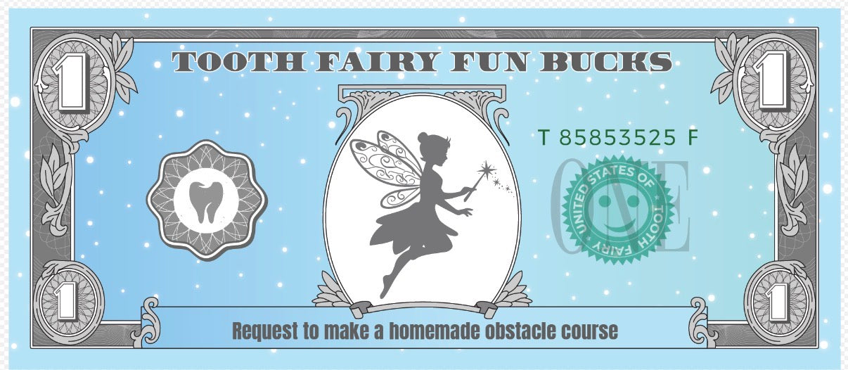 Tooth Fairy Fun Bucks – The "Memory Maker" 30-Pack