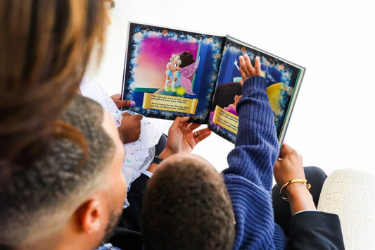 Kids reading Tooth Fairy book